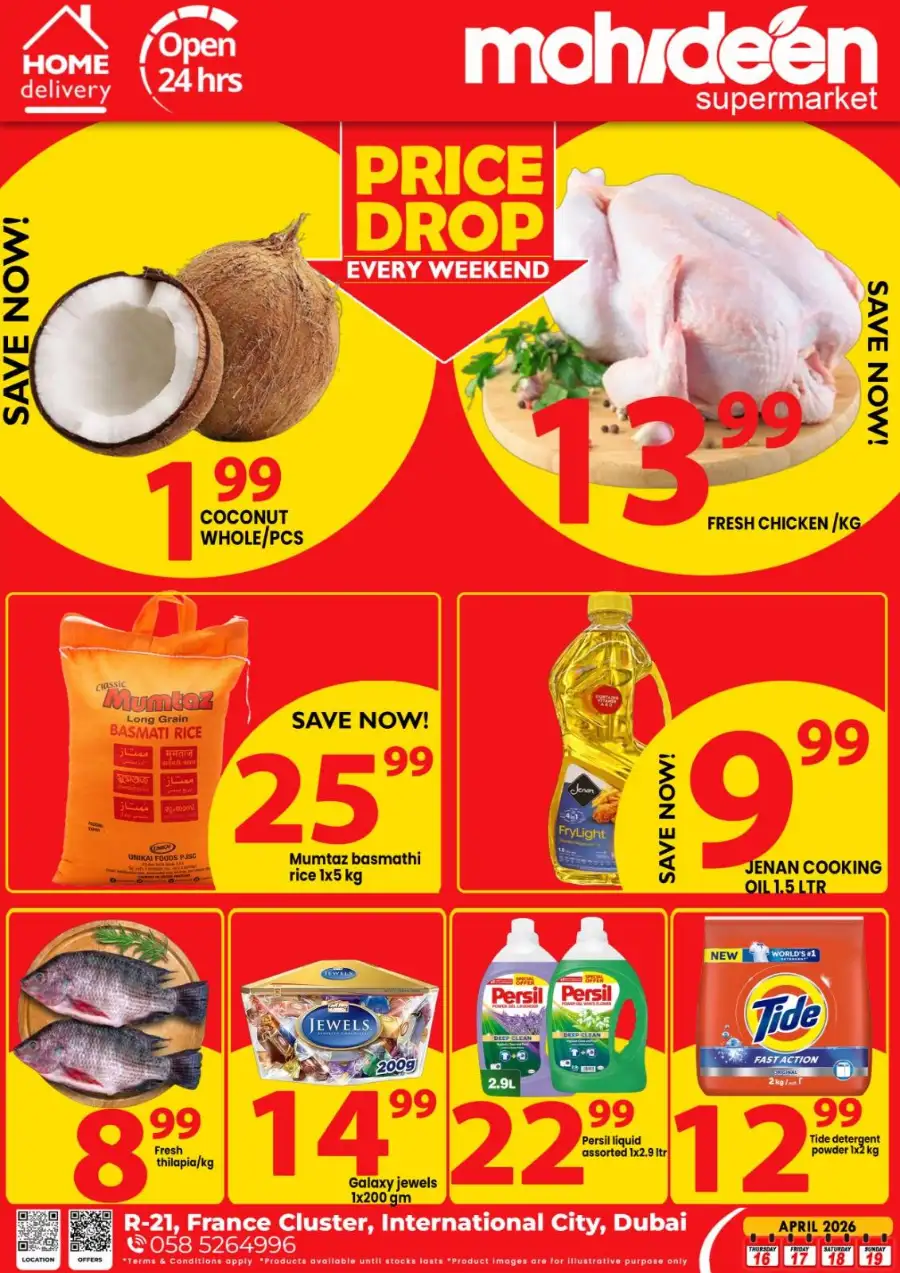 Mohideen Supermarket Dubai | Weekend Price Drop Offers April page 1