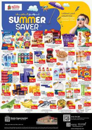 Nesto Musaffah Abu Dhabi Summer Saver Offers flyer cover