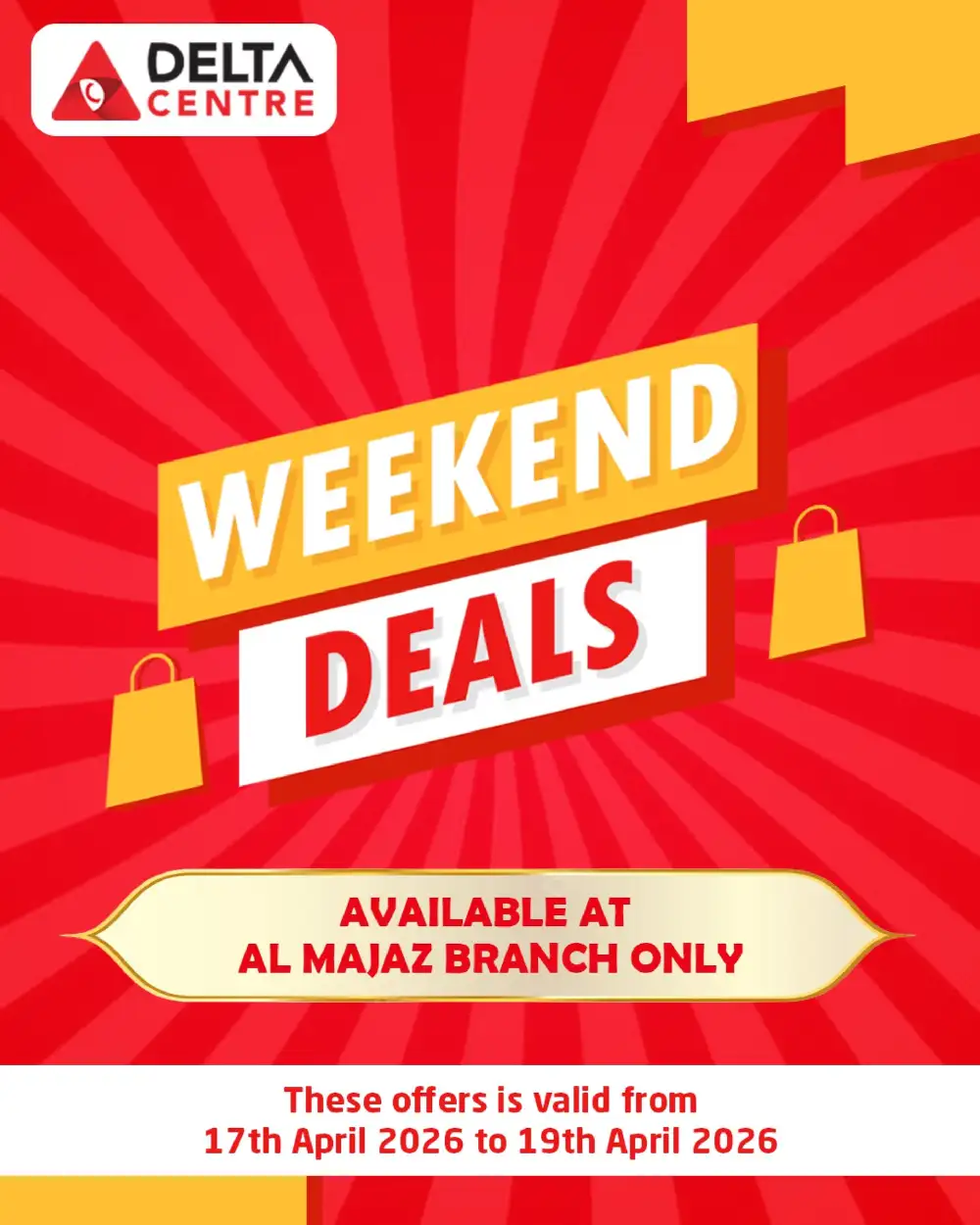 Delta Centre Al Majaz Weekend Deals | Ends Sunday page 1
