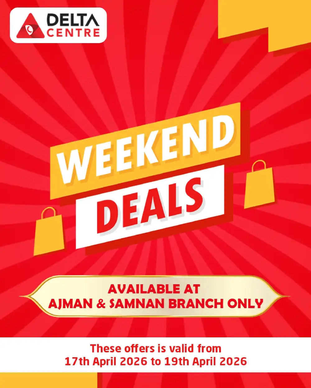 Delta Centre Samnan & Ajman Deals | Ends Sunday page 1
