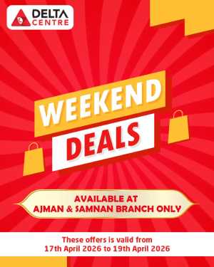 Delta Centre Samnan & Ajman Deals | Ends Sunday flyer cover
