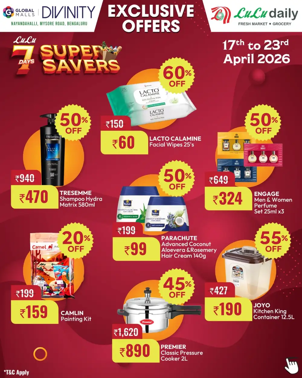 LuLu Daily Global Malls Bengaluru 7 Days Super Savers page 10