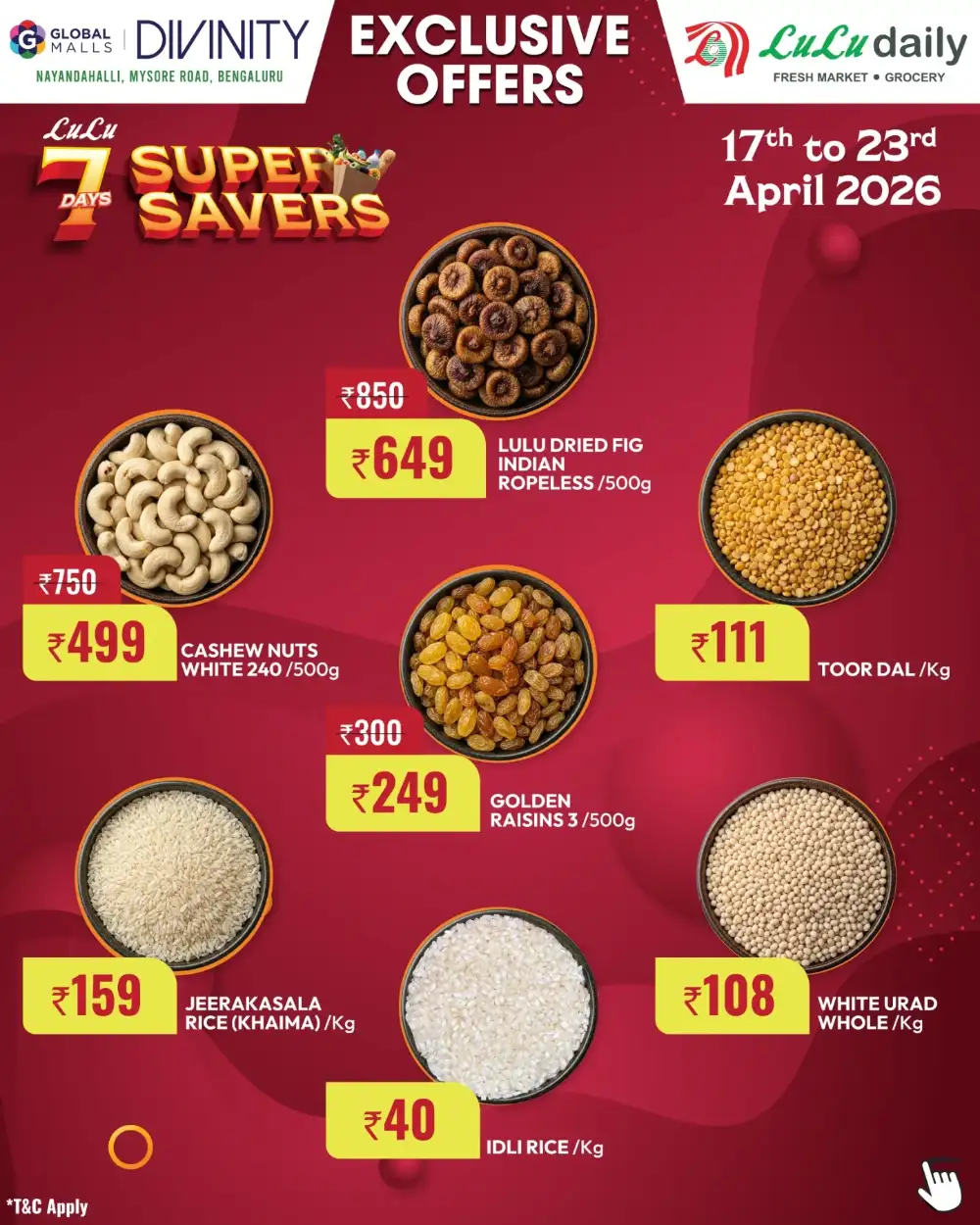 LuLu Daily Global Malls Bengaluru 7 Days Super Savers page 7
