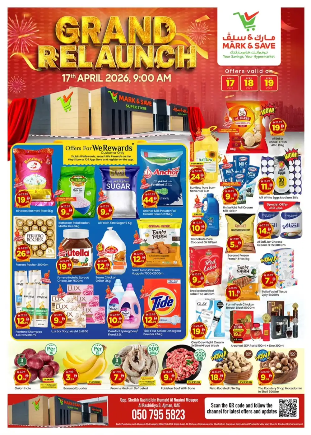 Mark & Save Ajman Al Rashidiya Grand Relaunch Offers page 1