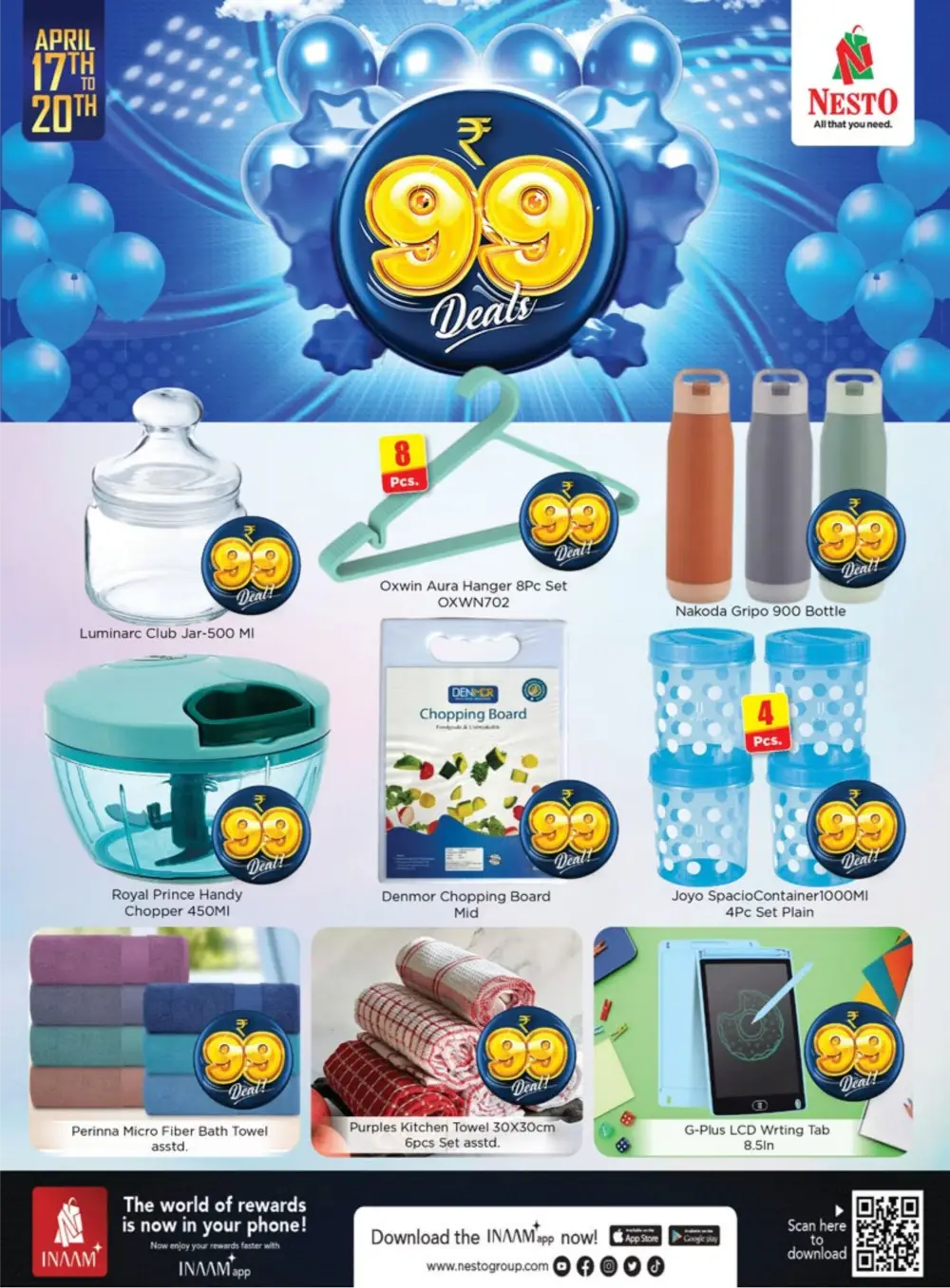 Nesto Hypermarket Kannur Thazhe Chovva ₹99 Deals page 17