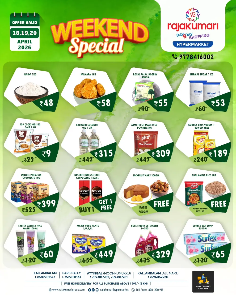 Weekend Special Offer page 1
