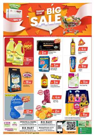BIGmart Mussafah Shop Now Big Sale | Ends Sunday flyer cover