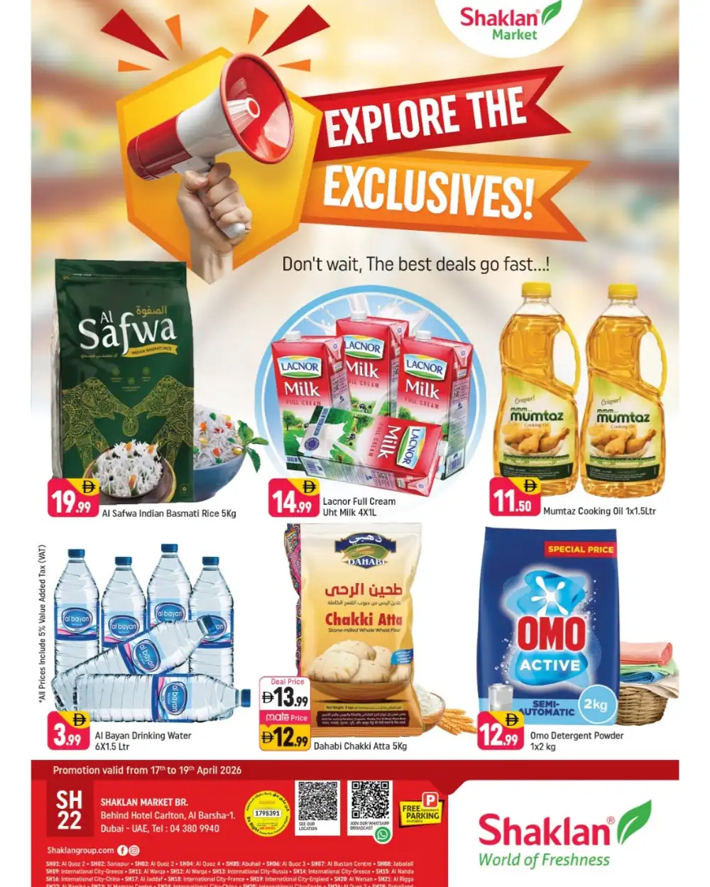 Shaklan Al Barsha Exclusive Offers | Ends Sunday page 1