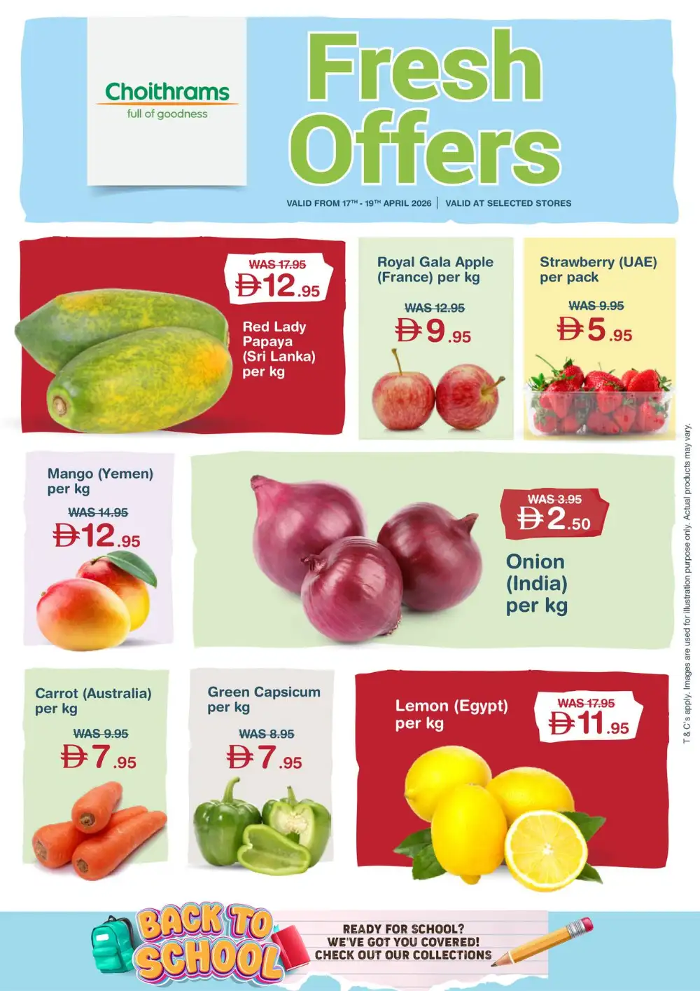 Choithrams Fresh Offers | Ends Sunday page 1