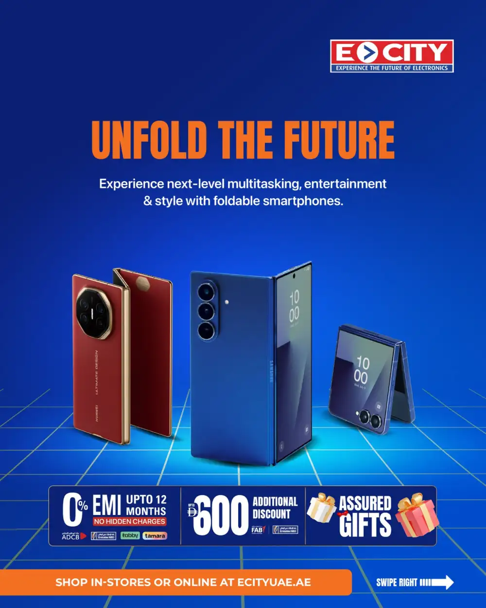 ECity UAE Foldable Smartphones Offers | 0% EMI & Gifts | Ends Soon page 1