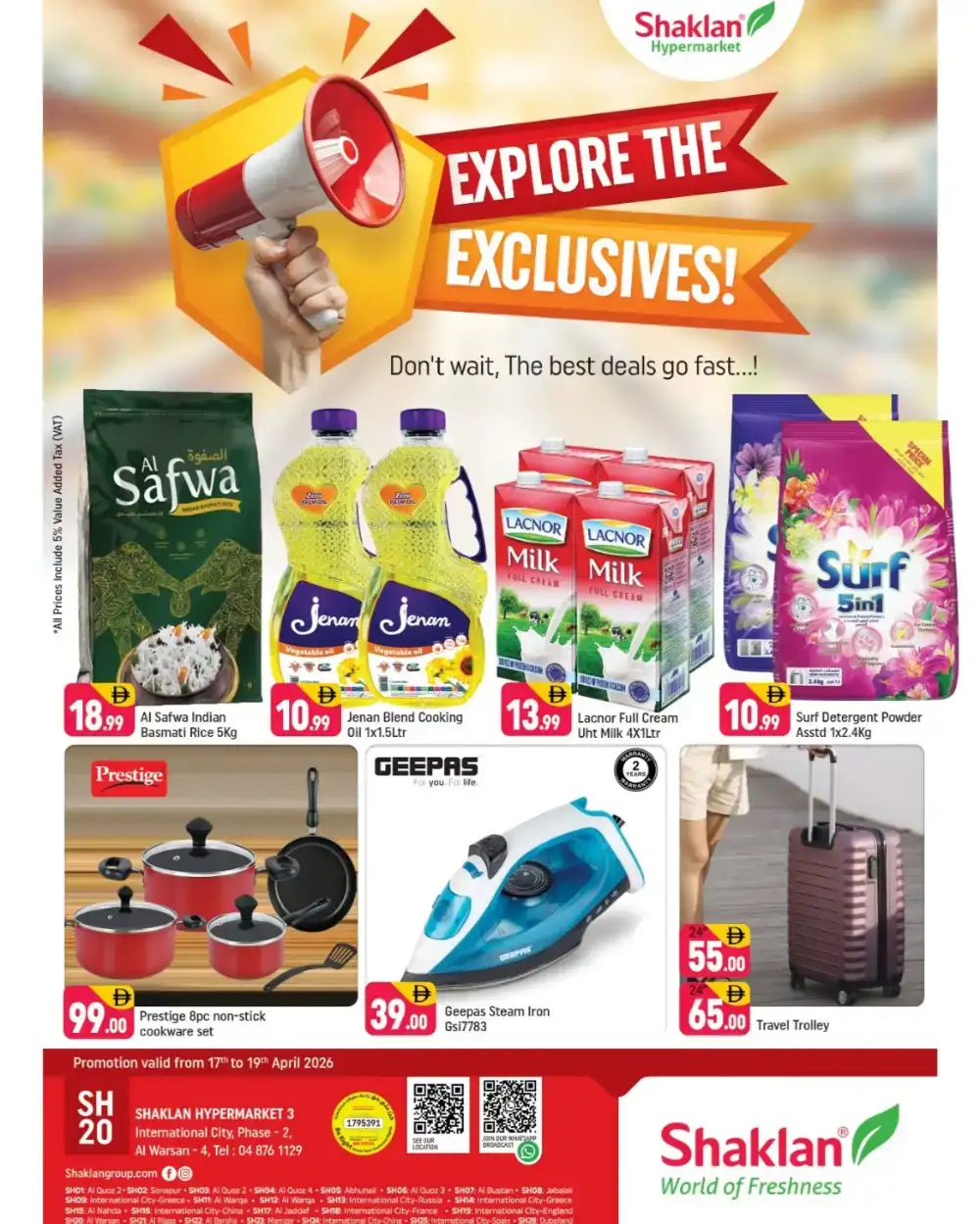 Shaklan Al Warsan Explore Exclusives | Ends Sunday page 1