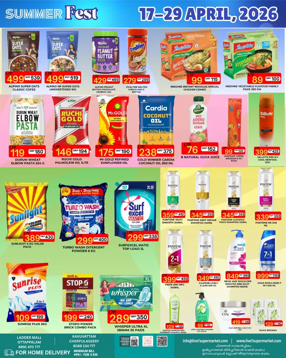 Live 7 Supermarket Ottappalam & Cherpulassery Summer Fest 2026 page 2