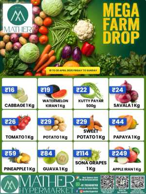 Mega Farm Drop flyer cover