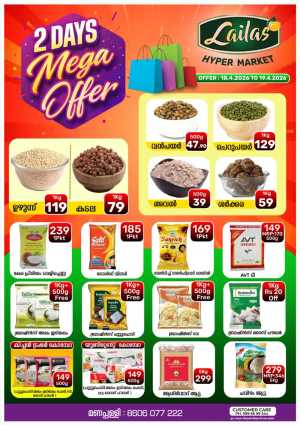 2 Days Mega Offer flyer cover