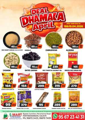 Deal Dhamka April flyer cover