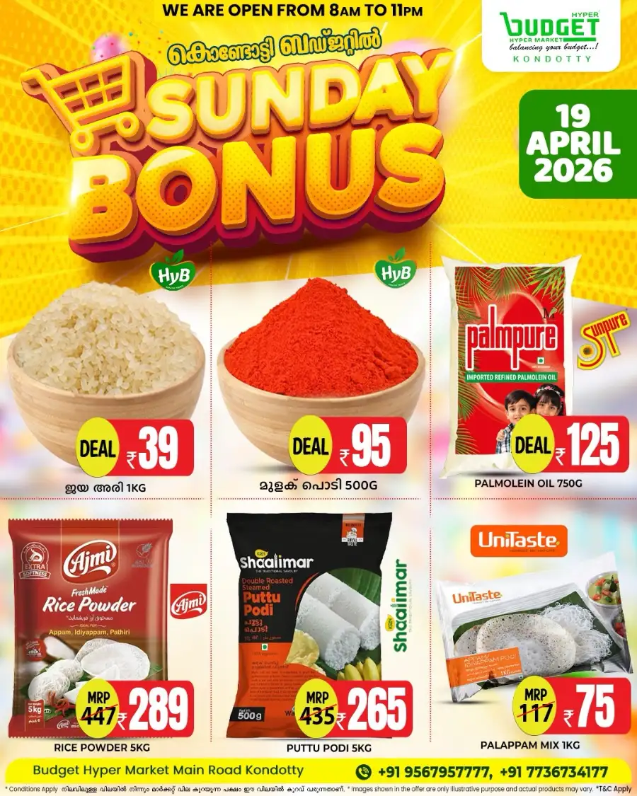 Sunday Bonus Deals page 3