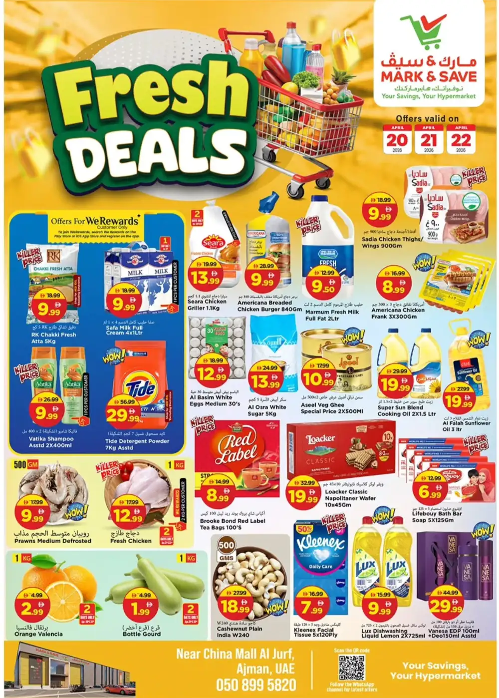 Mark & Save Ajman | Fresh Deals April 20-22 page 1