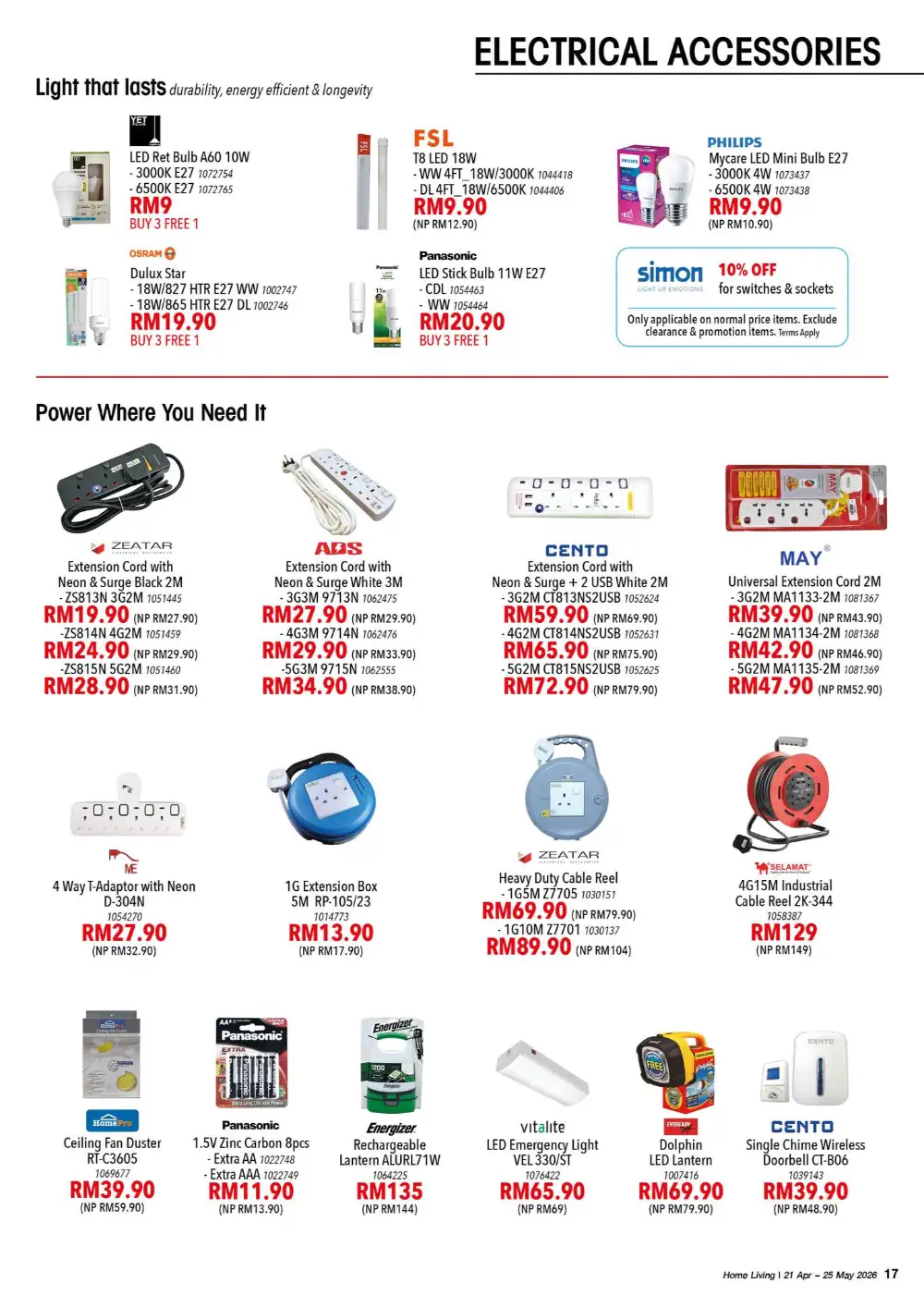 HomePro Malaysia: 60% Off Home Living Sale page 17