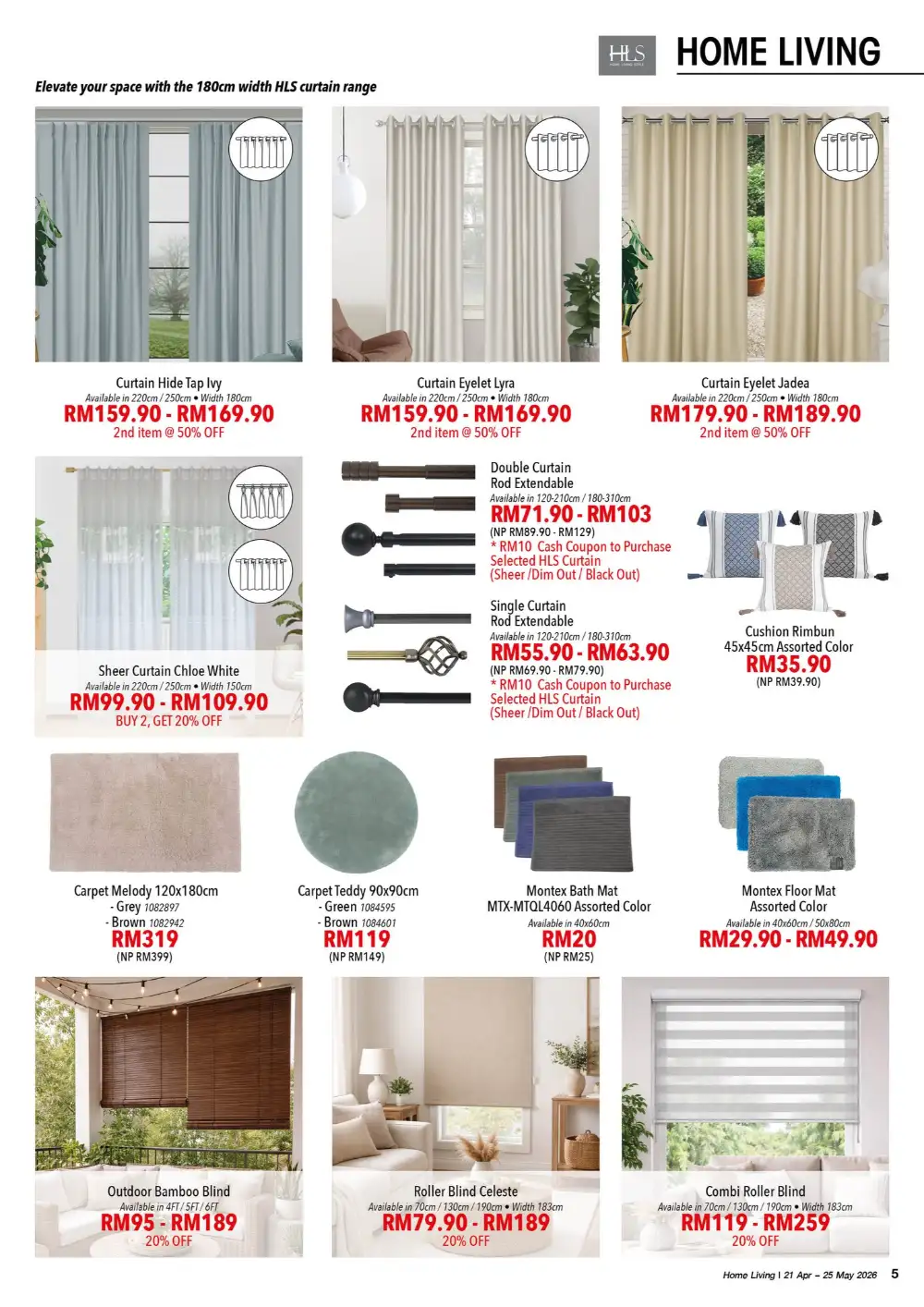 HomePro Malaysia: 60% Off Home Living Sale page 5