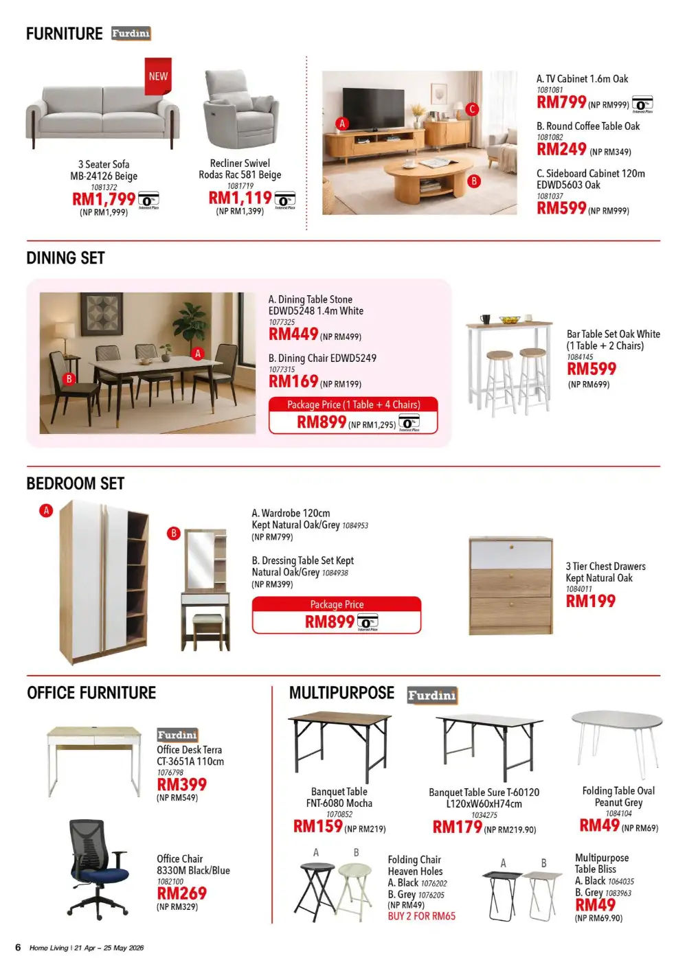 HomePro Malaysia: 60% Off Home Living Sale page 6