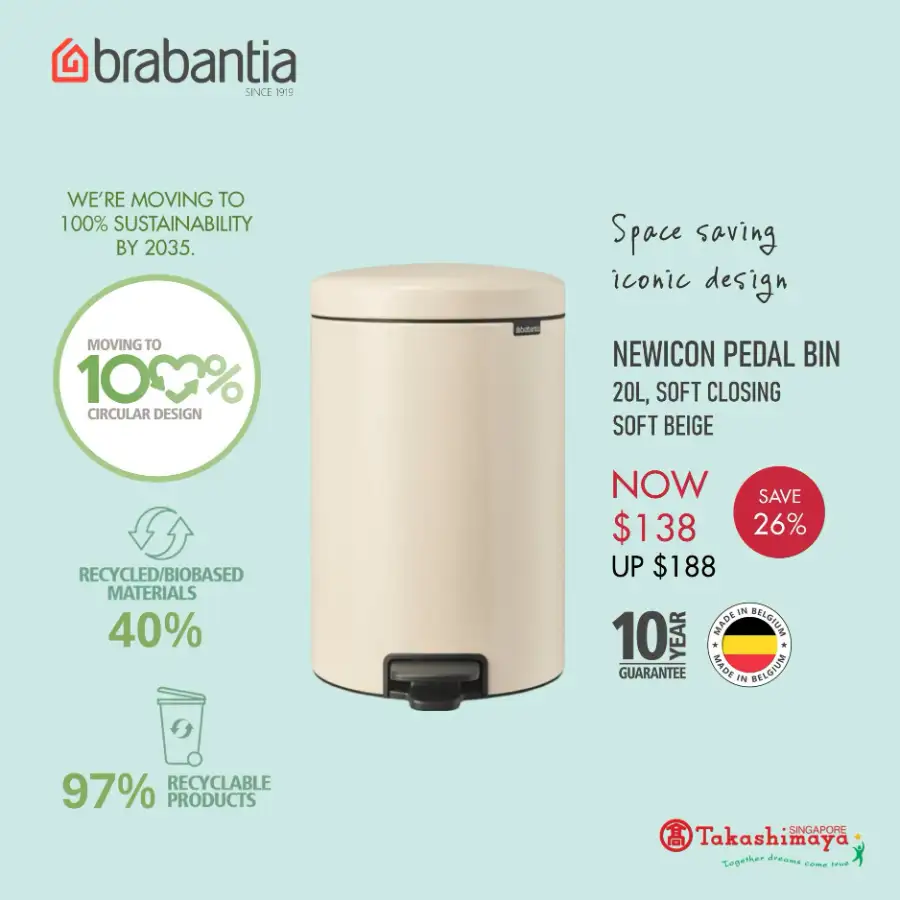 Brabantia Takashimaya: 25% Off Tower Rack page 3