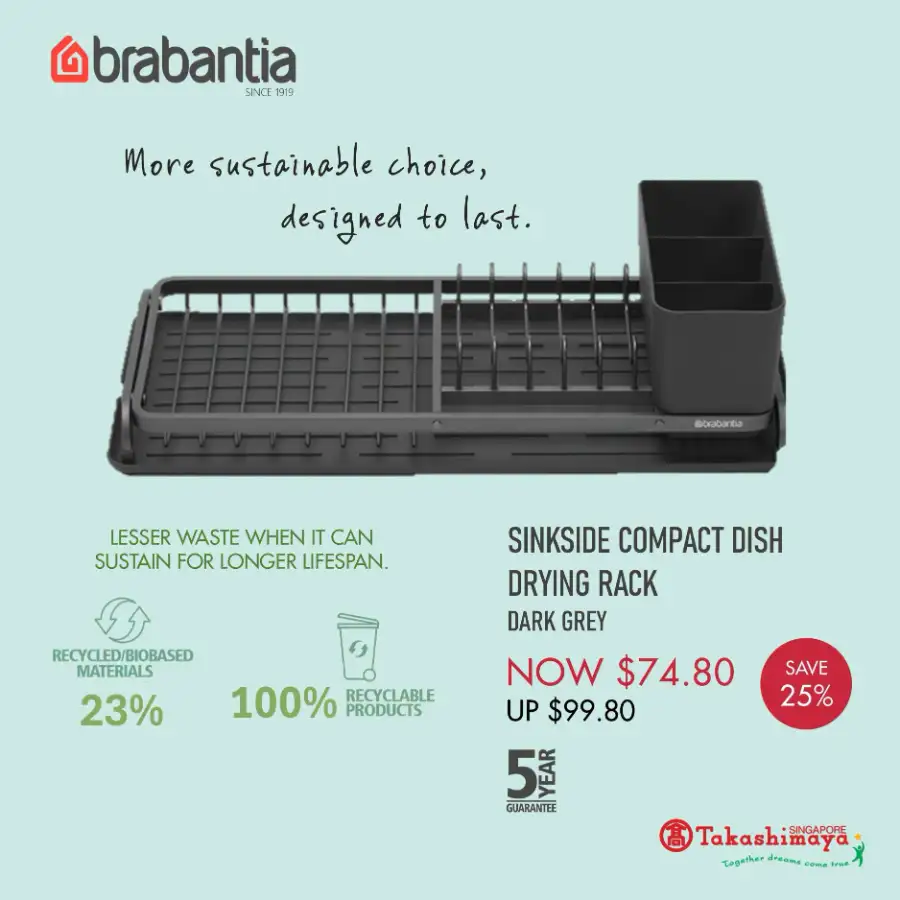 Brabantia Takashimaya: 25% Off Tower Rack page 4