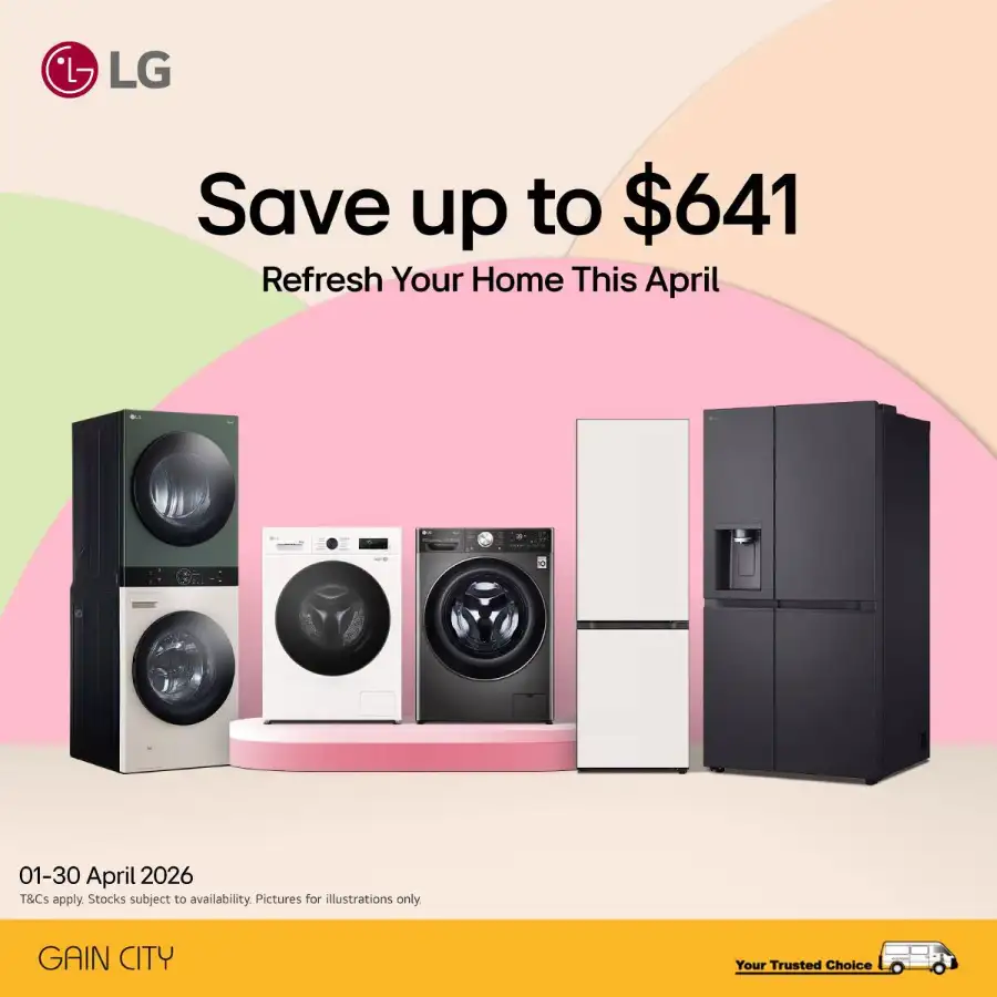 LG Gain City: Save up to $641 This April page 1