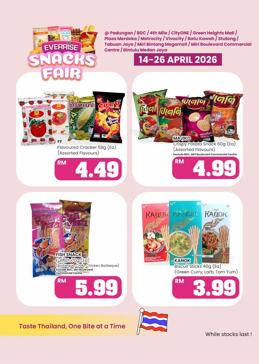 Everrise Snacks Fair: Best Deals in Kuching & Miri page 2