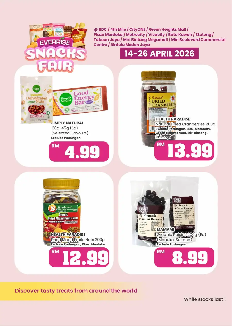 Everrise Snacks Fair: Best Deals in Kuching & Miri page 8