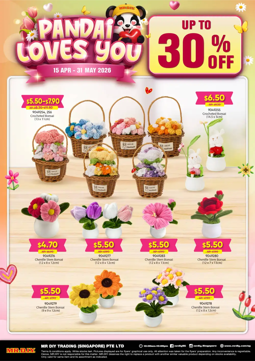 MR.DIY SG Pandai Loves You Sale: Up to 30% OFF page 1