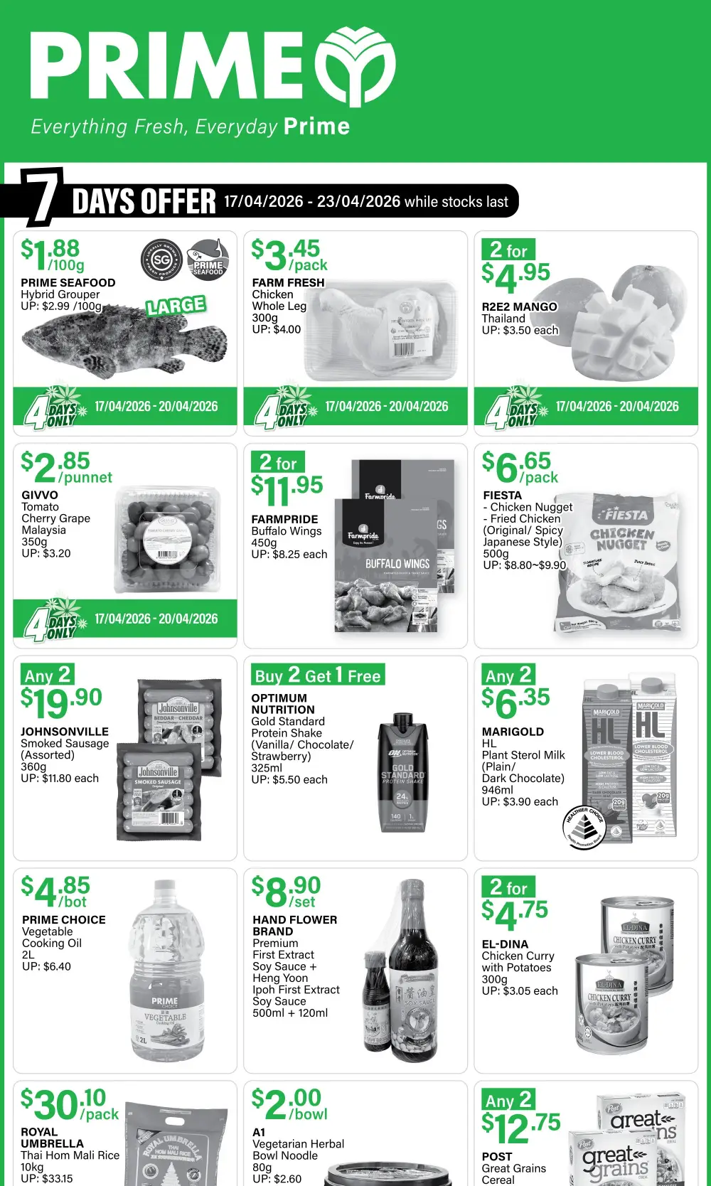 Prime Supermarket SG: Weekly 7-Day Fresh Offers page 1